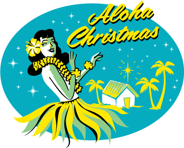 372x299 Hawaiian Christmas Clip Art