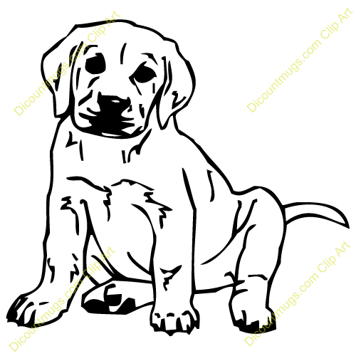 500x500 Clipart + Labador Puppies