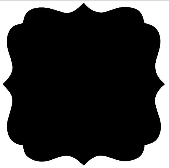 570x565 Clipart Banner Shapes