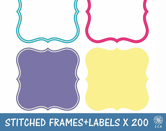 340x270 Label Clipart Etsy