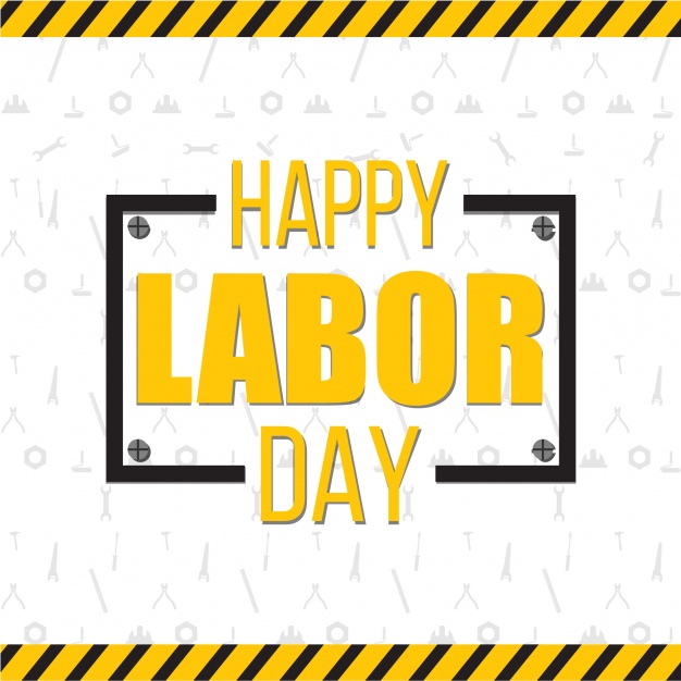 626x626 Happy Labor Day Background Vector Free Download