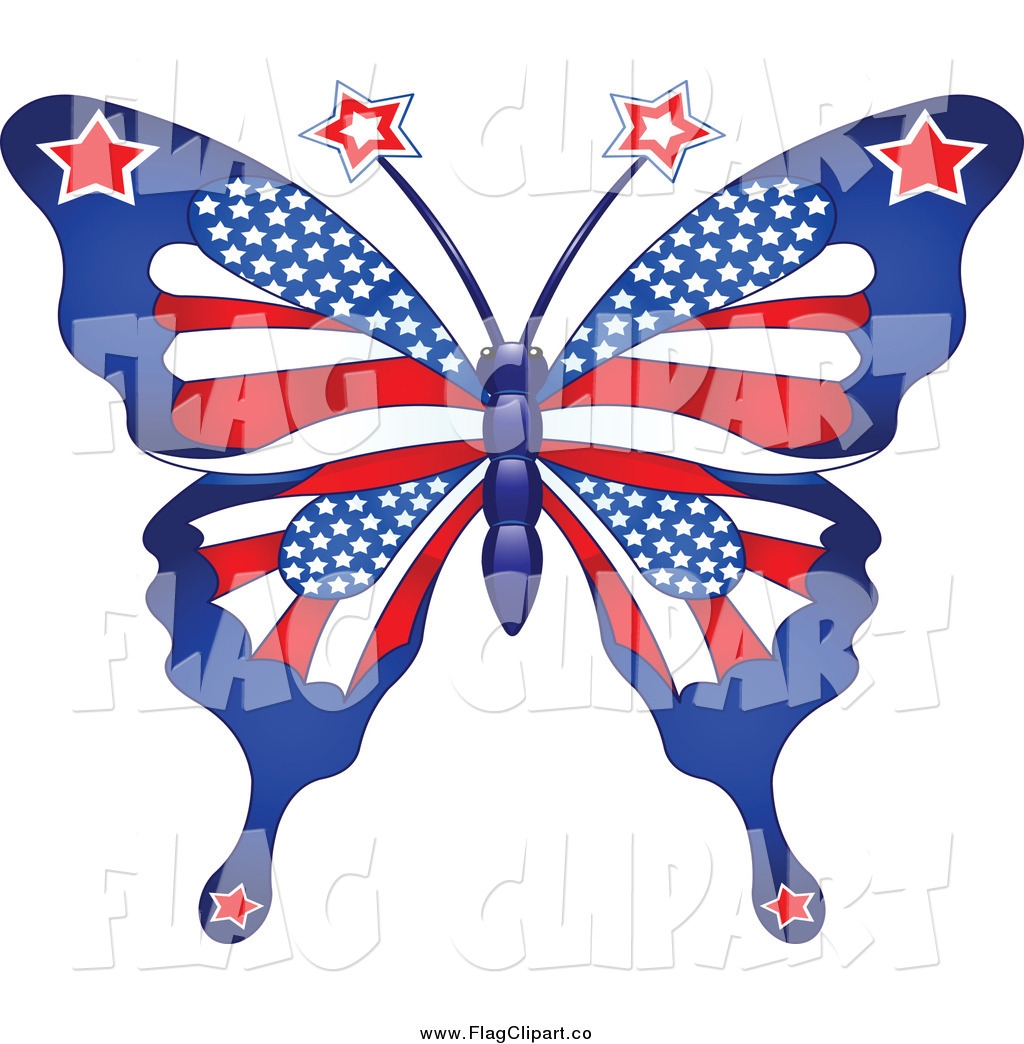 1024x1044 4th Of July Flag Clipart