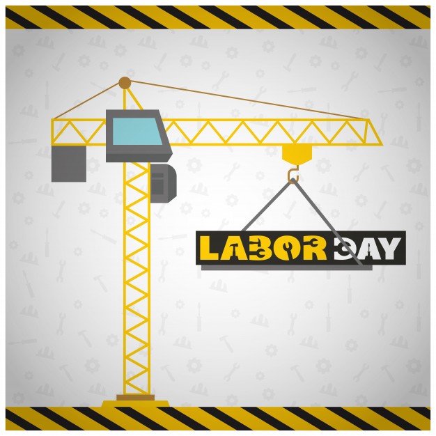 626x626 Usa Labor Day Design With Construction Conept Vector Free Download