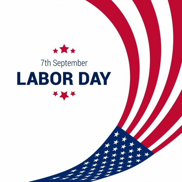 626x626 Abstract American Flag Background Of Labor Day Vector Free Download