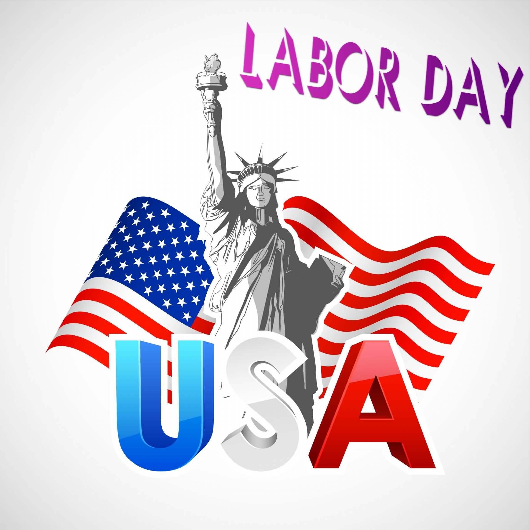 1800x1800 Labor Day Usa Statue Of Liberty
