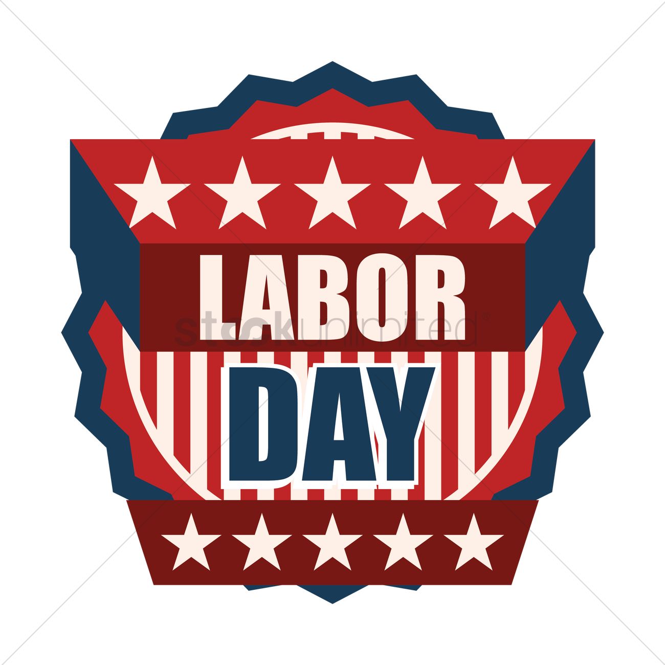 1300x1300 Us Labor Day Label Vector Image