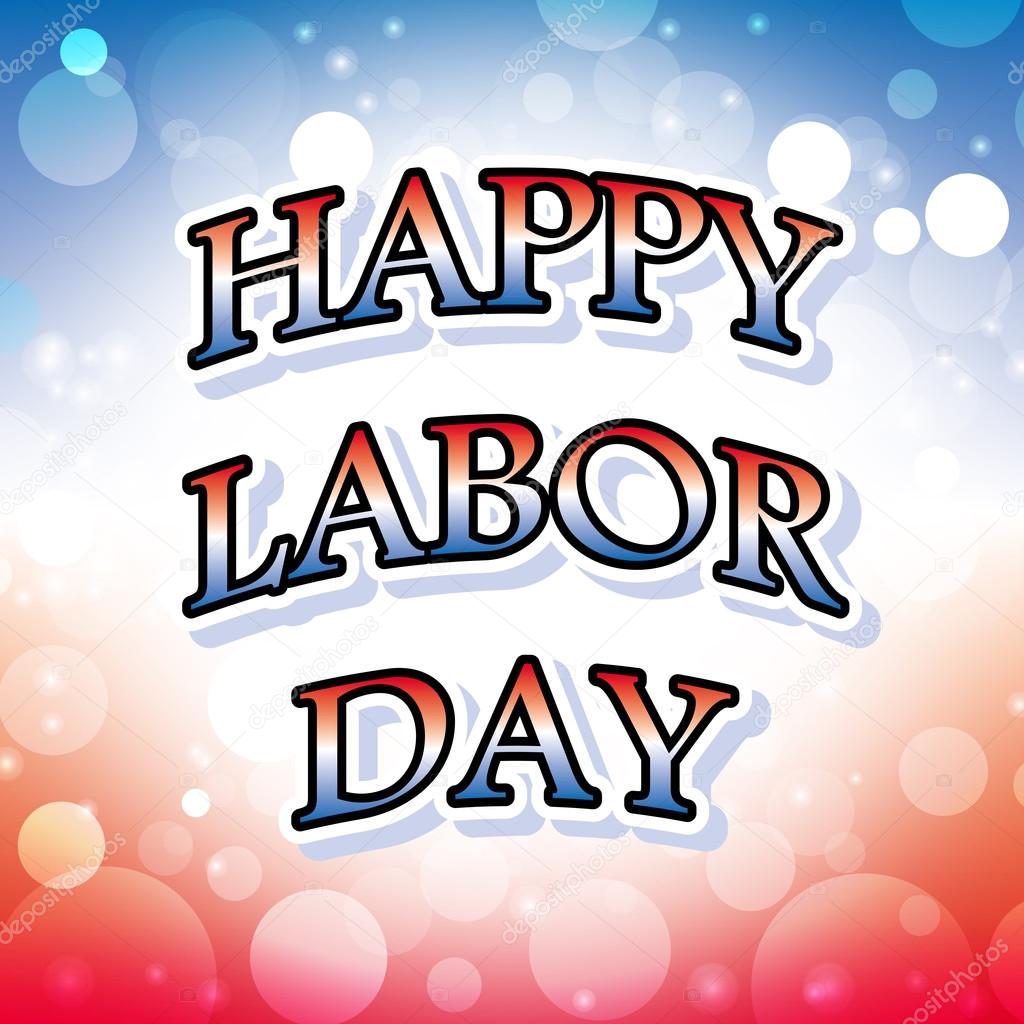 1024x1024 Happy Labor Day Banner On Celebration Background 1 Stock Vector