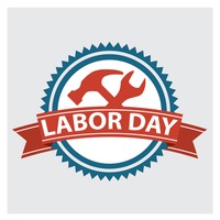 200x200 Labor Labors Labour Day Days Label Labels Usa America United