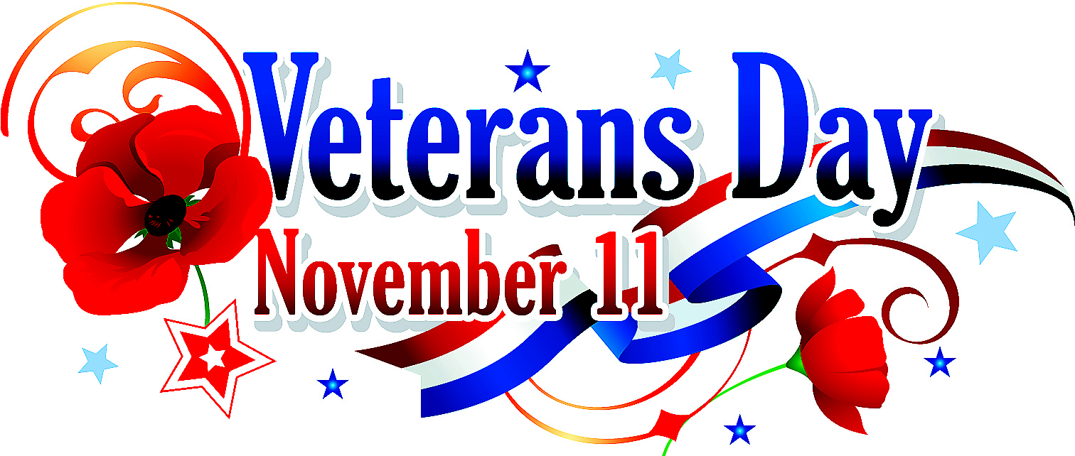 1512x642 No School Veterans Day Clipart