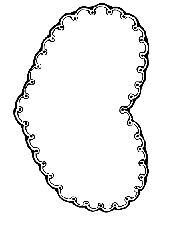 612x792 Double Heart Clipart