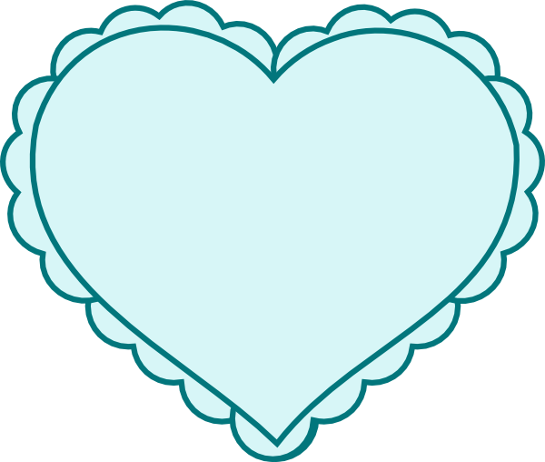 600x508 Lace Heart Clipart