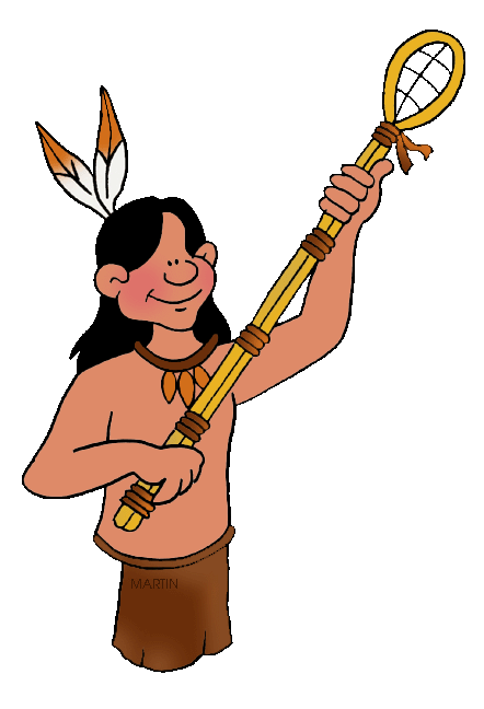 442x648 Native Americans Clip Art By Phillip Martin, Lacrosse