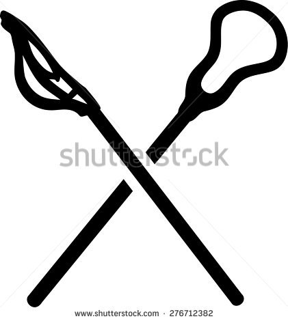421x470 Single Clipart Lacrosse Stick
