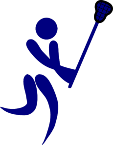 231x297 Blue Lacrosse Clip Art