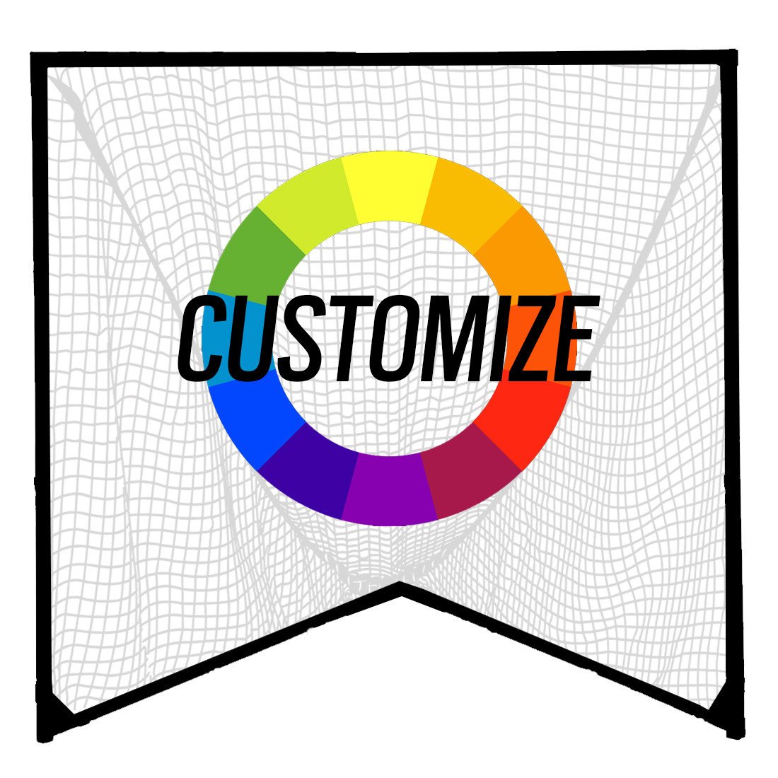 1100x1100 6x6 Backyard Lacrosse Goal Free Shipping