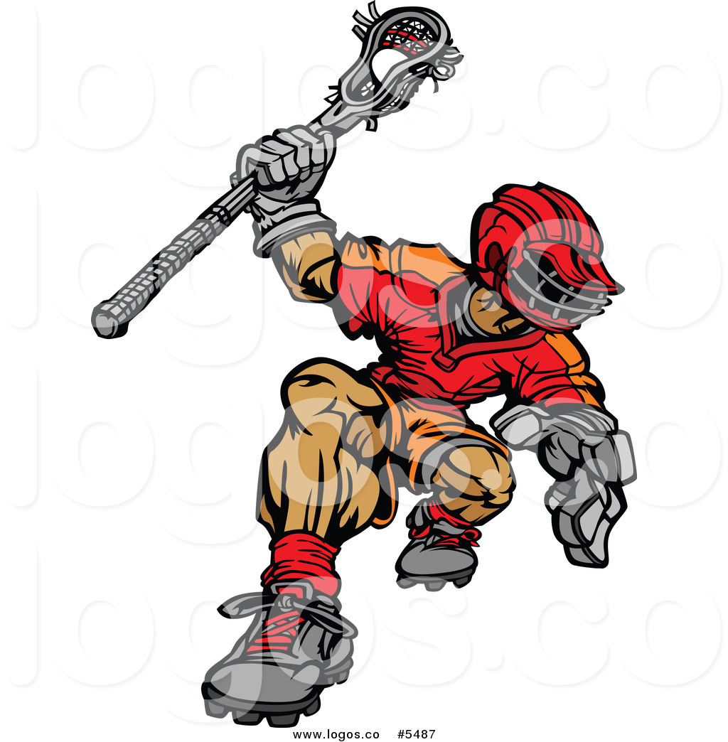 1024x1044 Royalty Free Vector Of A Logo Of A Muscular Lacrosse Player By