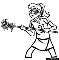 236x240 Girl Clipart Lacrosse Player