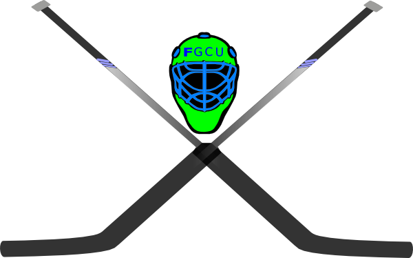 600x374 Hockey Stick Clipart