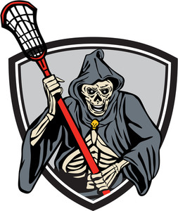 253x300 Drawing Sketch Style Illustration Of The Grim Reaper Lacrosse