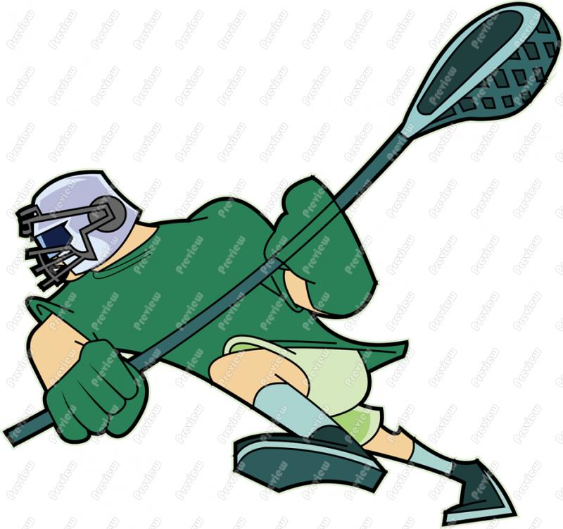 800x751 Lacrosse Player Character Clip Art
