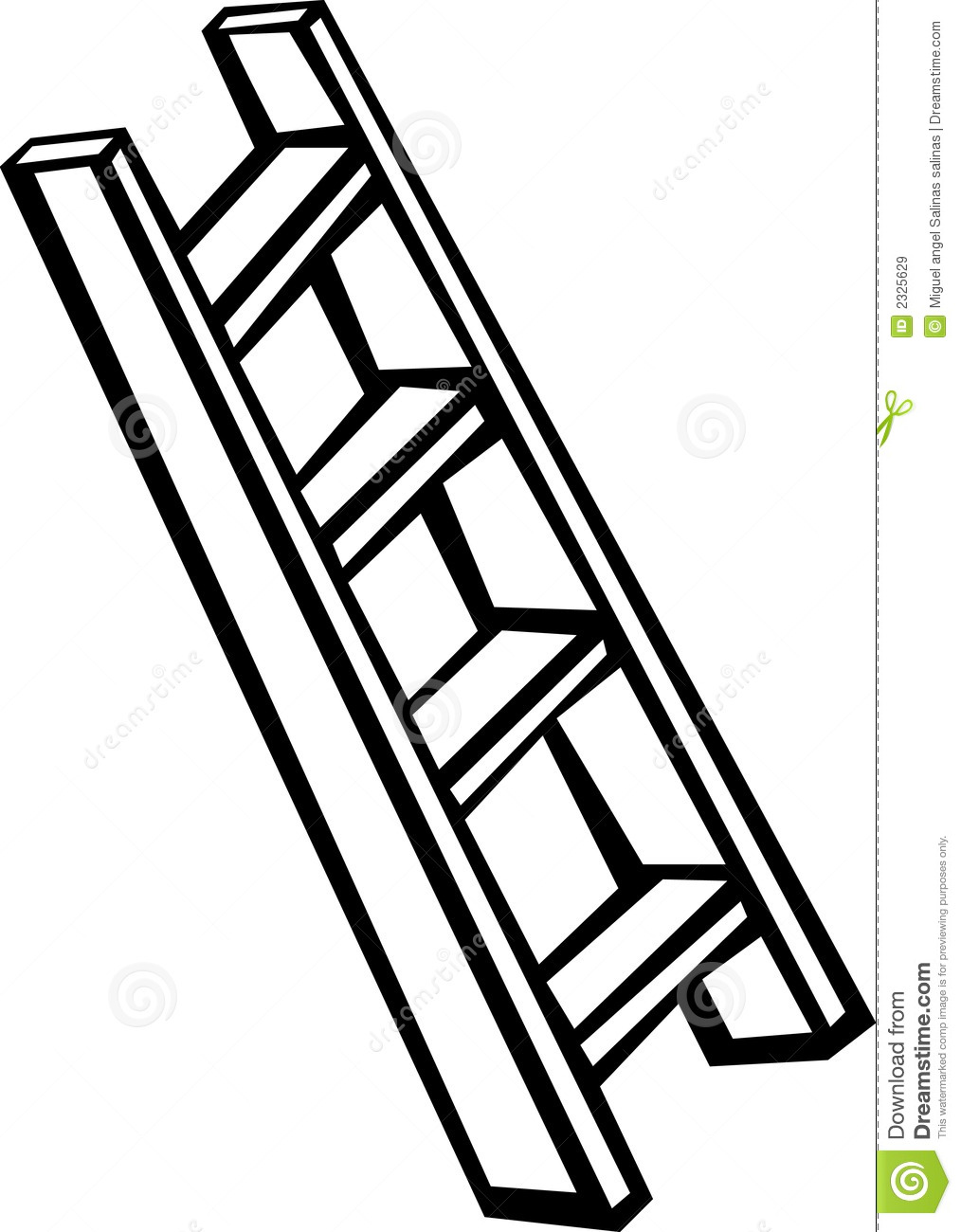 1014x1300 Ladder Black And White Clipart