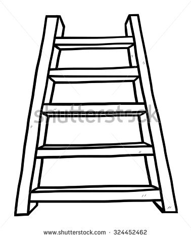 378x470 Stairs Clipart Wooden Ladder