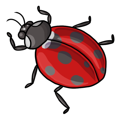 500x500 Free Ladybug Clip Art 20