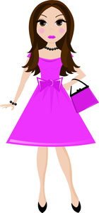 140x300 Clipart Of Lady