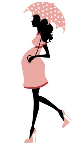 267x501 Pregnant Lady Clipart