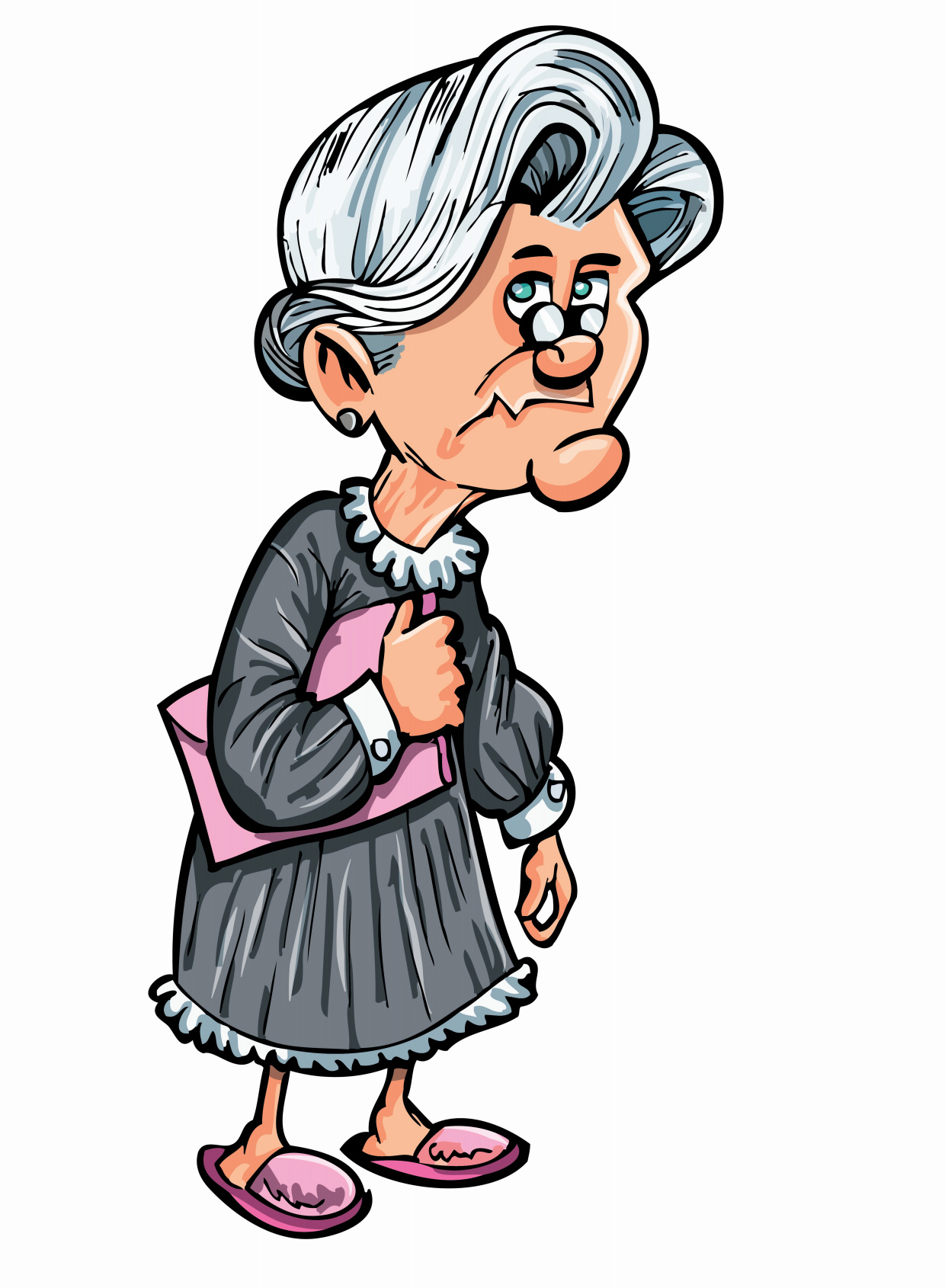 1240x1690 Cartoon Lady Clipart