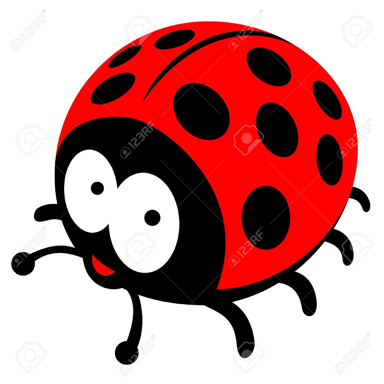 1300x1300 Cartoon Clipart Ladybird