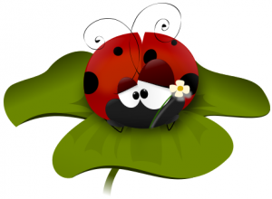 300x220 Distressed Ladybug Clip Art Download