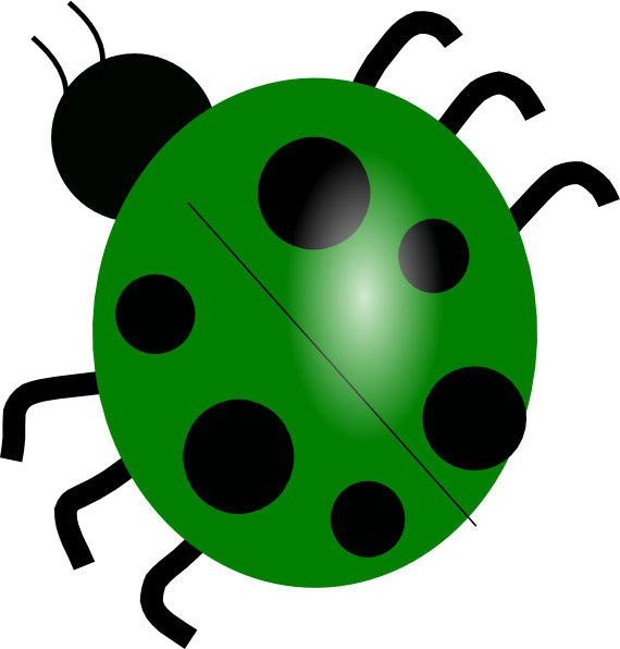 570x596 Green Ladybug Clip Art