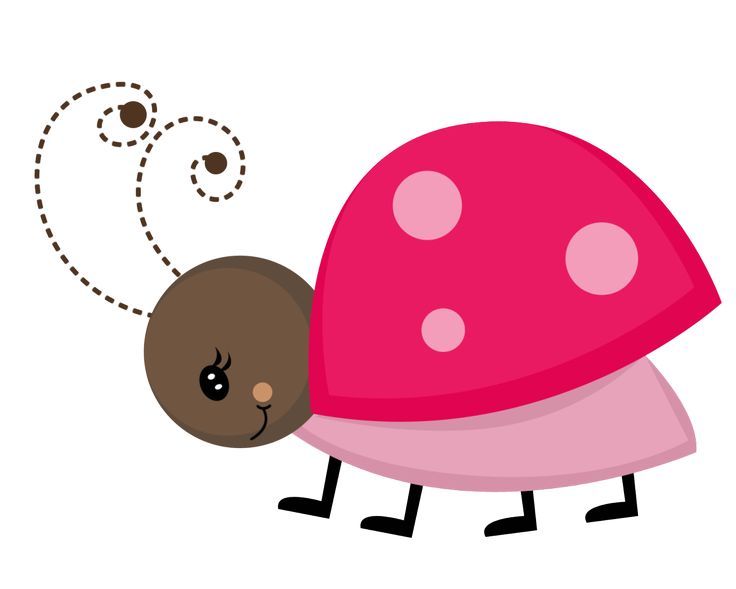 736x589 Ladybug Clipart Pink And Brown