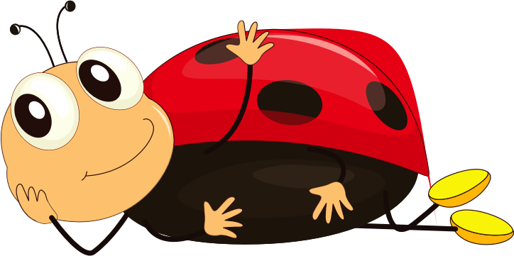 724x361 Free Cartoon Ladybug Clip Art