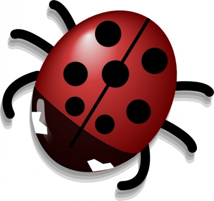 425x398 Clip Art Ladybug