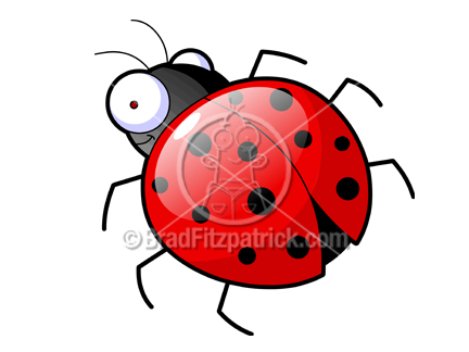 432x324 Cartoon Ladybug Clipart Character Royalty Free Lady Bug Picture