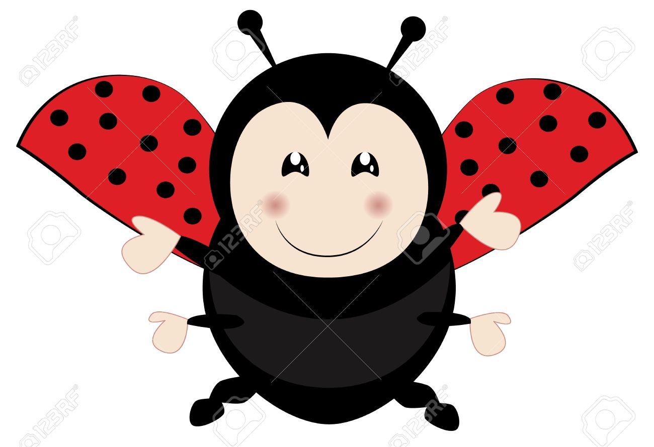 1300x890 Ladybug Vector Clipart