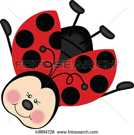 450x454 Ladybug Clipart Fly