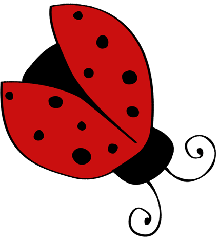 425x461 Drawn Ladybug Clip Art