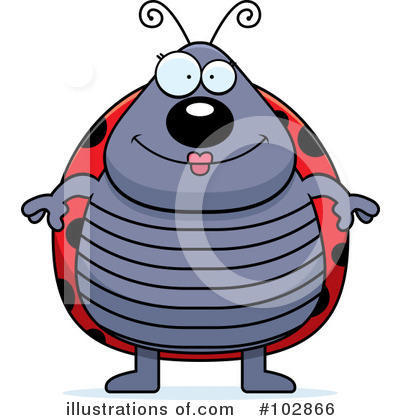 400x420 Ladybug Outline Clipart