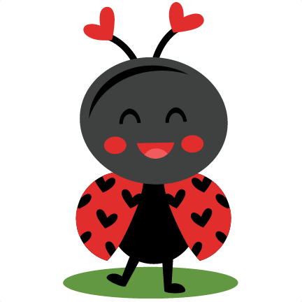 432x432 Smiling Ladybug Svg Scrapbook Cut File Cute Clipart Files