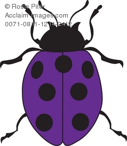261x300 Purple Ladybug Clipart Amp Stock Photography Acclaim Images