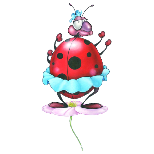 500x500 Ladybug Cartoon Insect Images Free To Copy For Your Own Personal