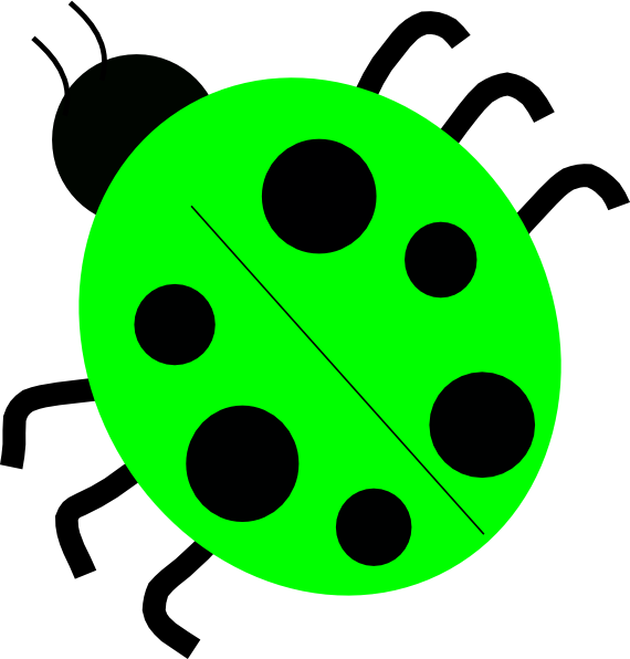 570x596 Green Ladybugs Clip Art