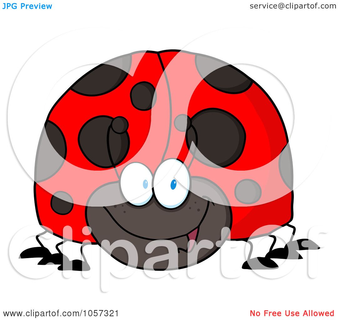 1080x1024 Royalty Free Vector Clip Art Illustration Of A Friendly Ladybug By