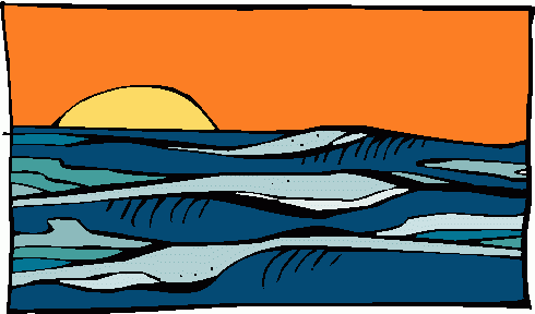 490x288 Lake Clipart Sunset