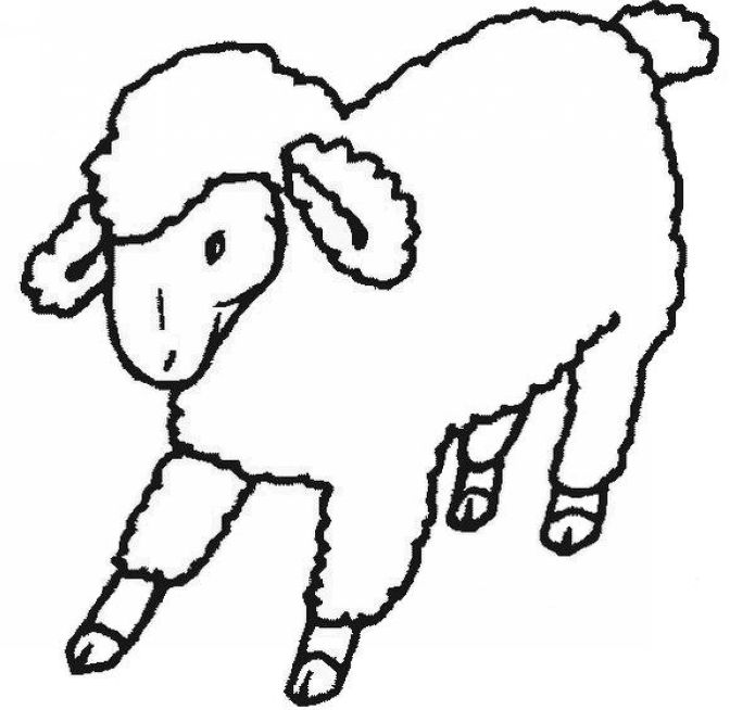 672x654 Sheep Black And White Sheep Black And White Clipart Clipartfest