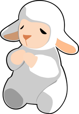 279x400 Image Download Praying White Lamb