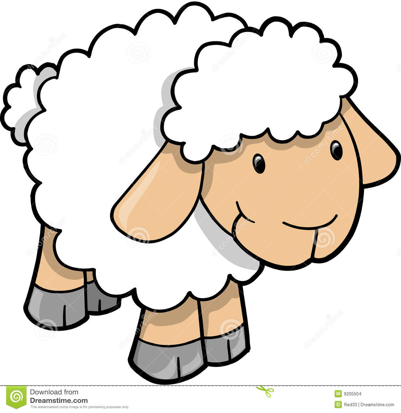 1300x1341 Cute Sheep Lamb Vector Clipart Panda